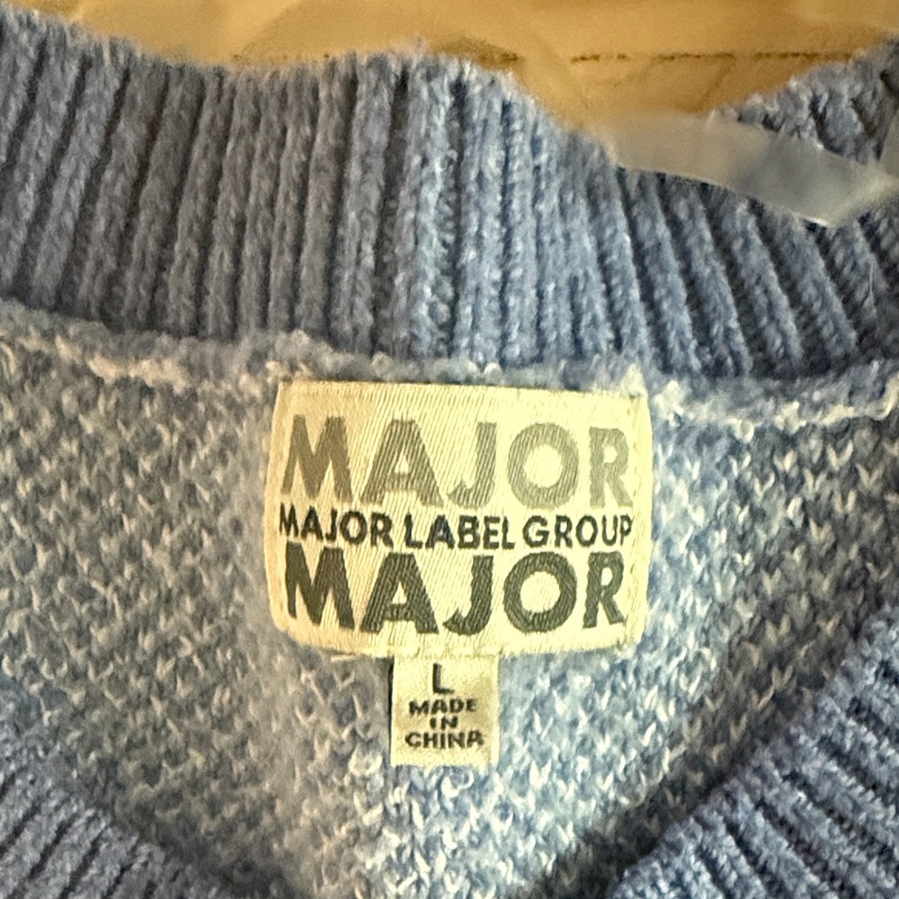Blue Patterned Sweater - Picture 2 of 4